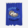 Otterly Exhausted-None-Polyester-Shower Curtain-Trendlory