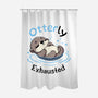 Otterly Exhausted-None-Polyester-Shower Curtain-Trendlory