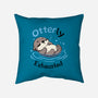 Otterly Exhausted-None-Removable Cover w Insert-Throw Pillow-Trendlory