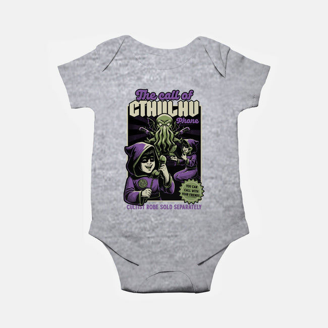 Cthulhu Phone Toy-Baby-Basic-Onesie-Studio Mootant