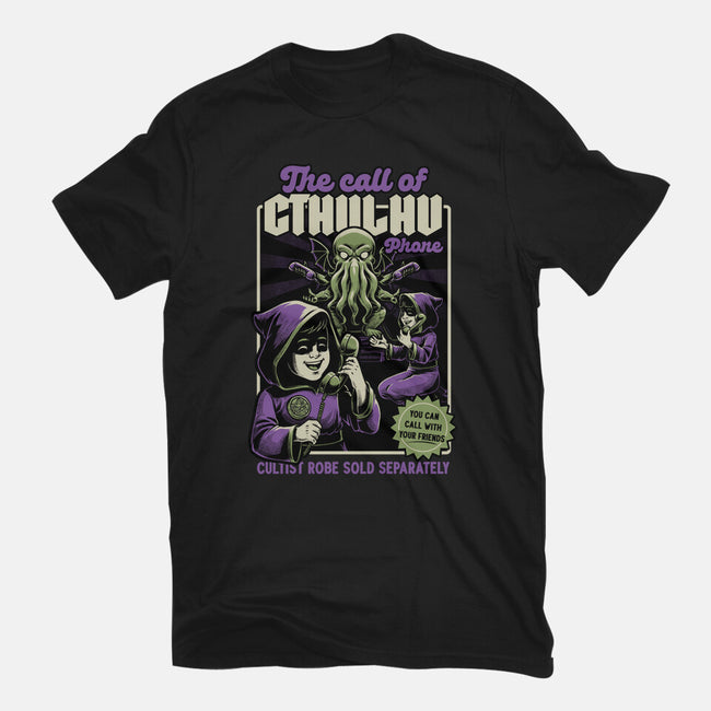 Cthulhu Phone Toy-Mens-Basic-Tee-Studio Mootant