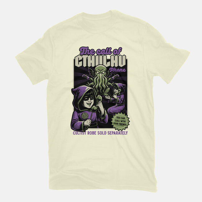 Cthulhu Phone Toy-Mens-Basic-Tee-Studio Mootant
