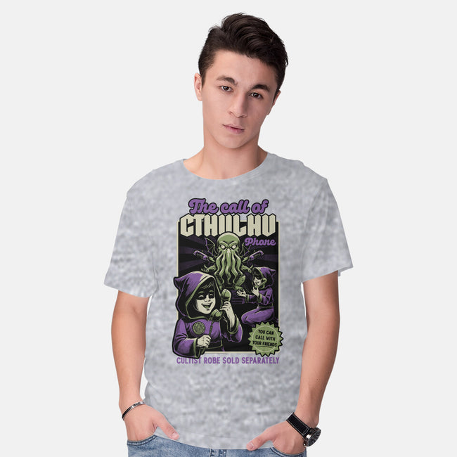 Cthulhu Phone Toy-Mens-Basic-Tee-Studio Mootant