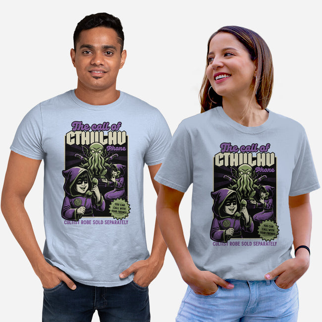 Cthulhu Phone Toy-Unisex-Basic-Tee-Studio Mootant