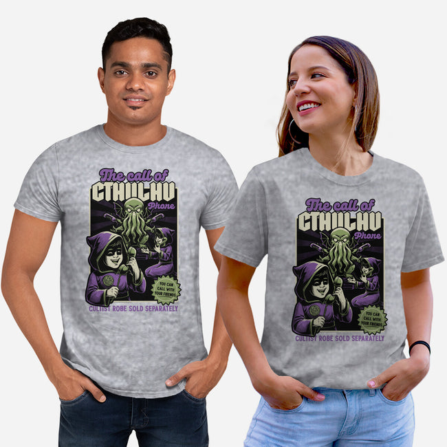 Cthulhu Phone Toy-Unisex-Basic-Tee-Studio Mootant