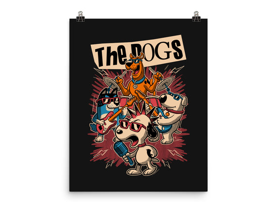 Cartoon Dog Band