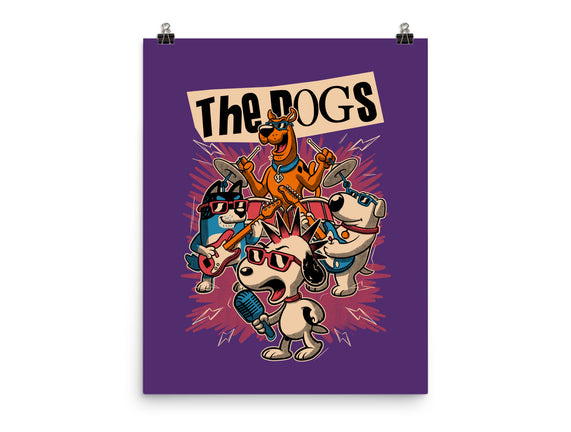 Cartoon Dog Band