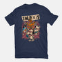 Cartoon Dog Band-Womens-Fitted-Tee-Studio Mootant