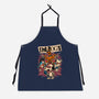 Cartoon Dog Band-Unisex-Kitchen-Apron-Studio Mootant