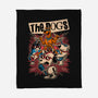 Cartoon Dog Band-None-Fleece-Blanket-Studio Mootant