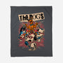 Cartoon Dog Band-None-Fleece-Blanket-Studio Mootant