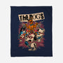 Cartoon Dog Band-None-Fleece-Blanket-Studio Mootant