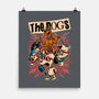 Cartoon Dog Band-None-Matte-Poster-Studio Mootant