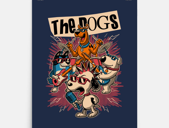 Cartoon Dog Band