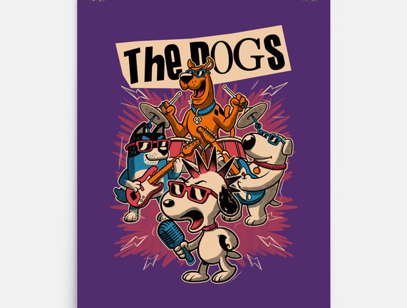 Cartoon Dog Band