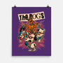 Cartoon Dog Band-None-Matte-Poster-Studio Mootant