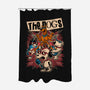 Cartoon Dog Band-None-Polyester-Shower Curtain-Studio Mootant