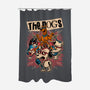 Cartoon Dog Band-None-Polyester-Shower Curtain-Studio Mootant