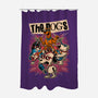 Cartoon Dog Band-None-Polyester-Shower Curtain-Studio Mootant