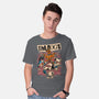 Cartoon Dog Band-Mens-Basic-Tee-Studio Mootant