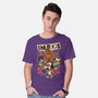 Cartoon Dog Band-Mens-Basic-Tee-Studio Mootant