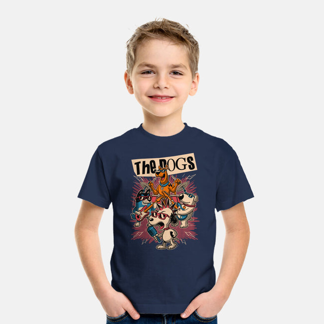 Cartoon Dog Band-Youth-Basic-Tee-Studio Mootant