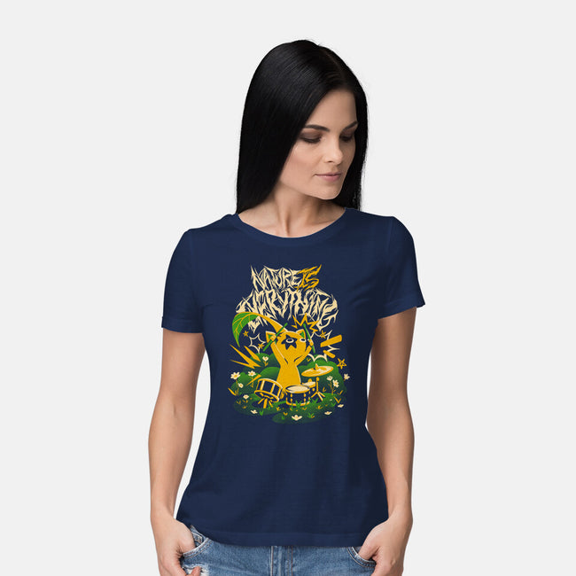 Nature Is Everything-Womens-Basic-Tee-Estudio Horta