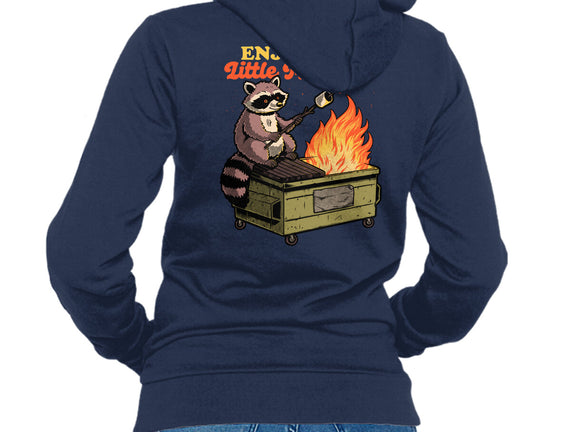 Raccoon Dumpster Fire