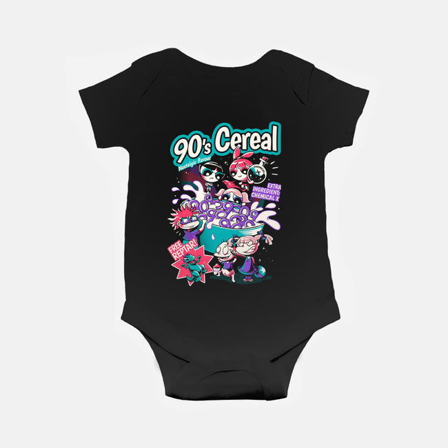 90s Cereal-Baby-Basic-Onesie-yumie