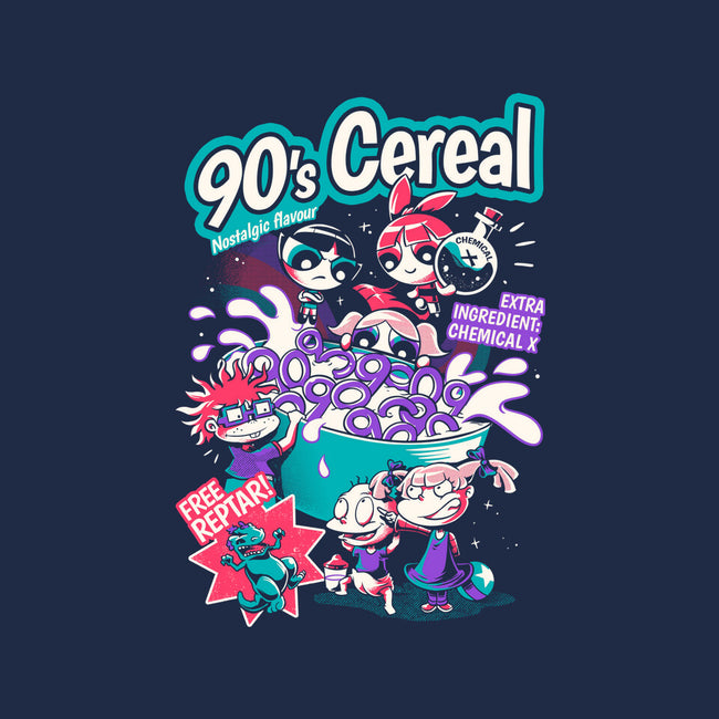 90s Cereal-None-Fleece-Blanket-yumie