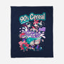 90s Cereal-None-Fleece-Blanket-yumie