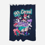 90s Cereal-None-Polyester-Shower Curtain-yumie