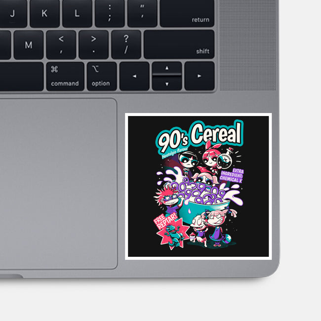 90s Cereal-None-Glossy-Sticker-yumie