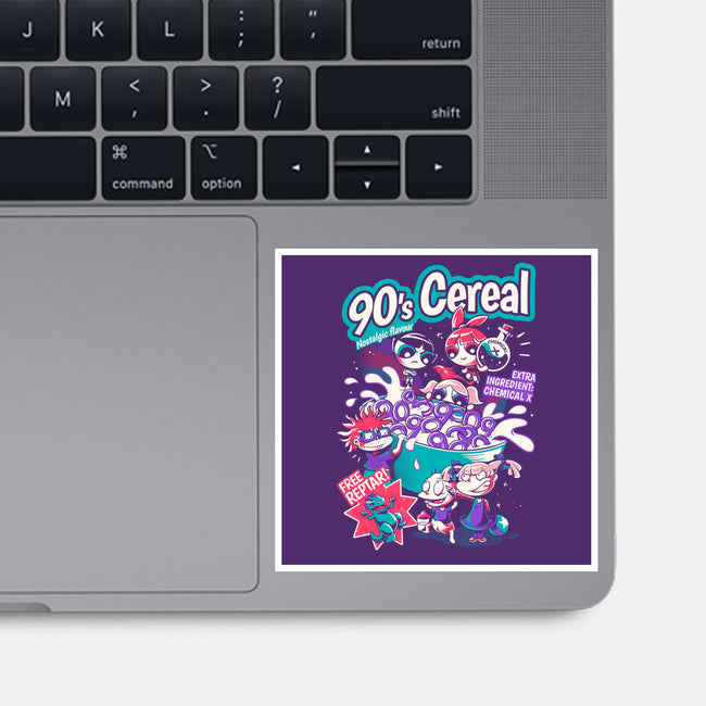 90s Cereal-None-Glossy-Sticker-yumie