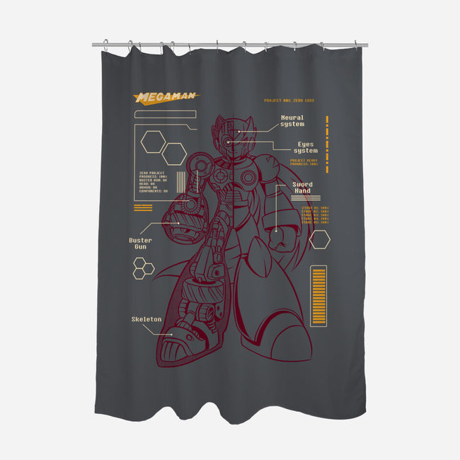Zero Man-None-Polyester-Shower Curtain-yumie