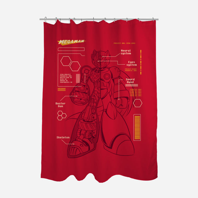 Zero Man-None-Polyester-Shower Curtain-yumie