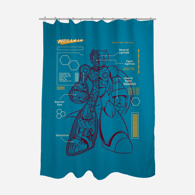 Zero Man-None-Polyester-Shower Curtain-yumie