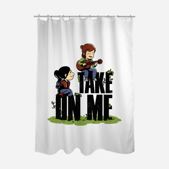 Take On Me-None-Polyester-Shower Curtain-estudiofitas