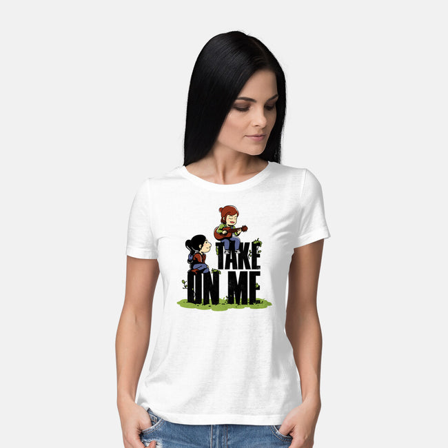 Take On Me-Womens-Basic-Tee-estudiofitas