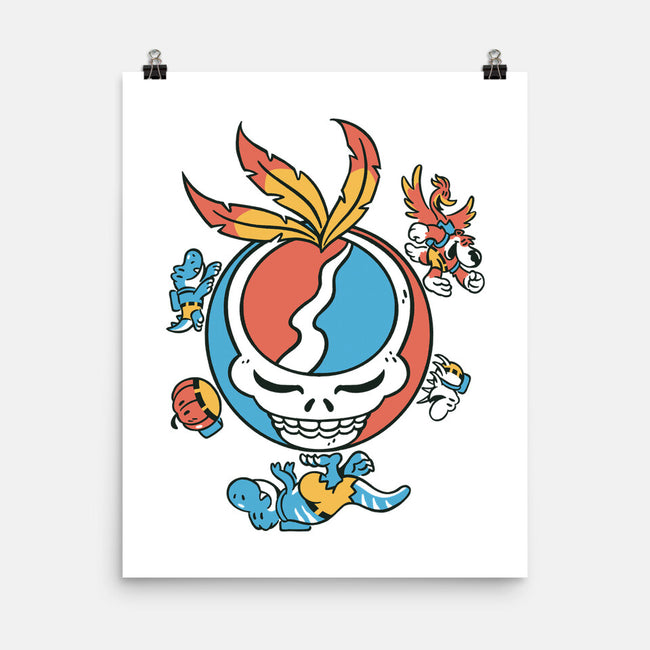 Grateful Bear-None-Matte-Poster-Henrique Torres