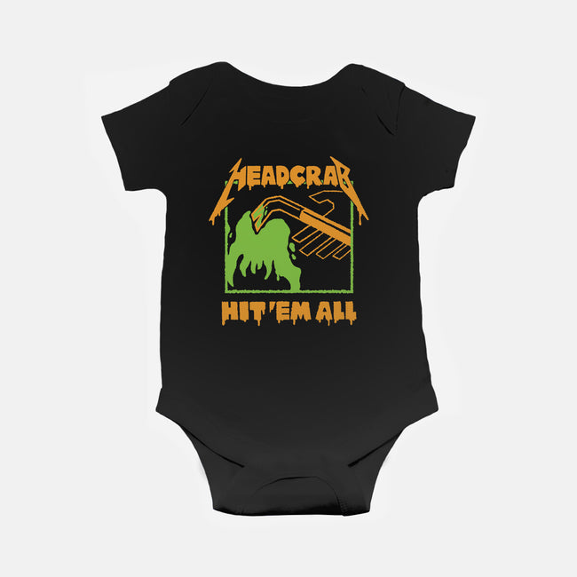 Hit Em All-Baby-Basic-Onesie-Henrique Torres