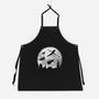 Full Moon Over London-Unisex-Kitchen-Apron-DrMonekers