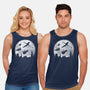 Full Moon Over London-Unisex-Basic-Tank-DrMonekers