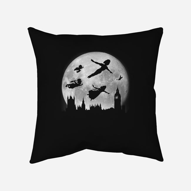 Full Moon Over London-None-Removable Cover w Insert-Throw Pillow-DrMonekers