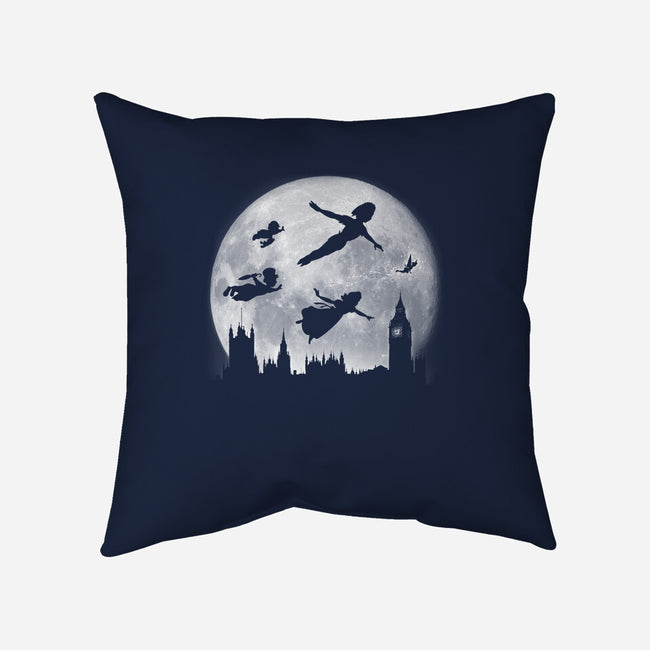 Full Moon Over London-None-Removable Cover w Insert-Throw Pillow-DrMonekers
