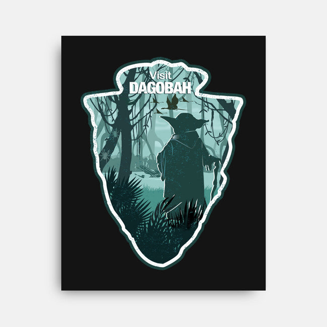 Visit Dagobah-None-Stretched-Canvas-palmstreet