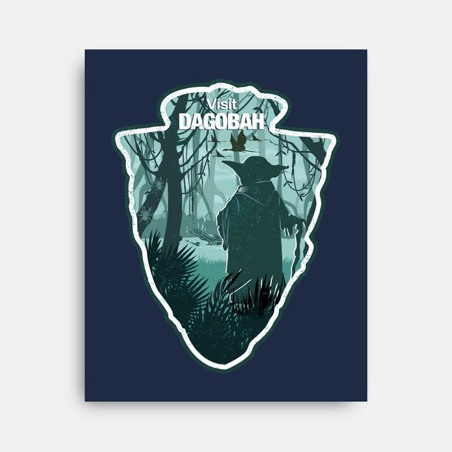 Visit Dagobah-None-Stretched-Canvas-palmstreet