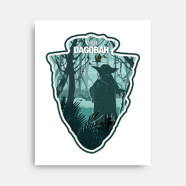 Visit Dagobah-None-Stretched-Canvas-palmstreet