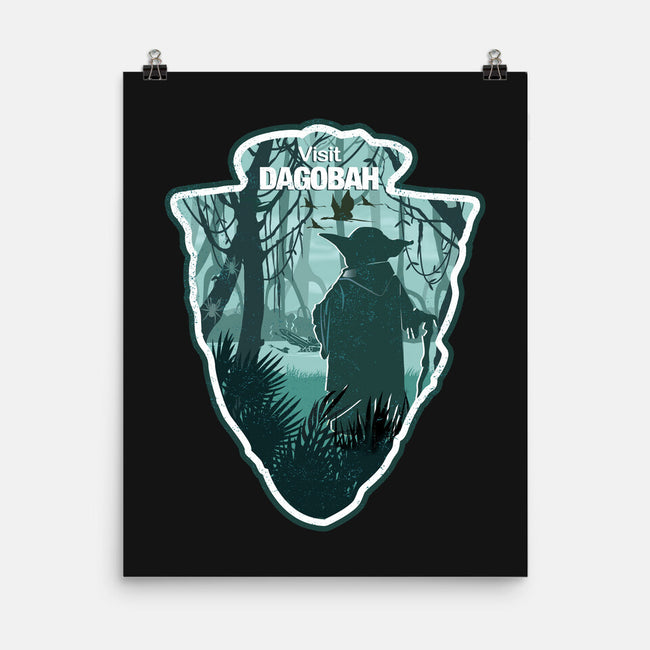 Visit Dagobah-None-Matte-Poster-palmstreet