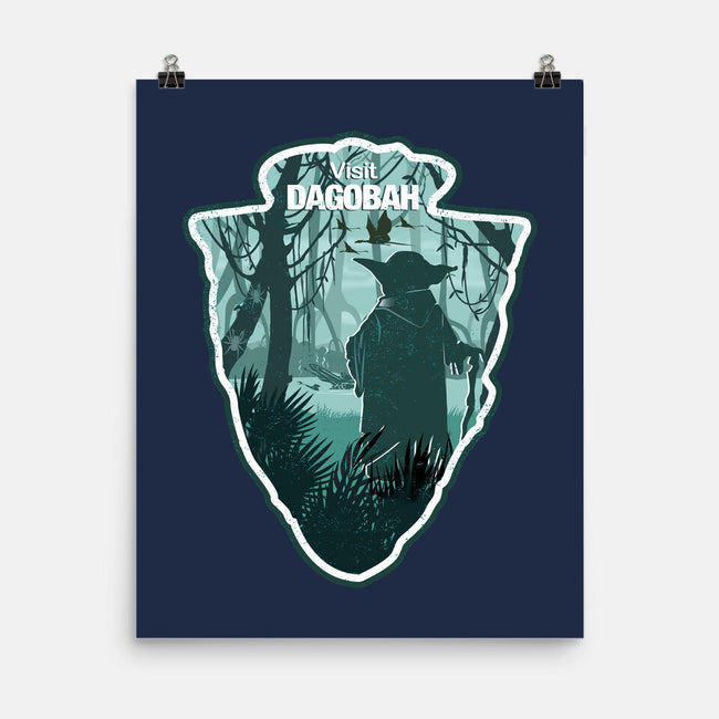 Visit Dagobah-None-Matte-Poster-palmstreet